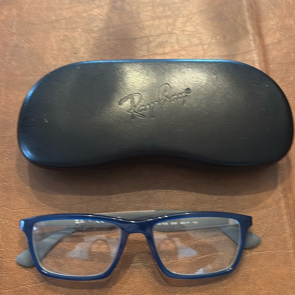Ray-Ban Blue and Gray Glasses